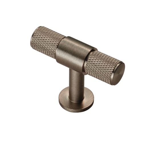 KNURLED T-BAR CUPBOARD DOOR KNOB